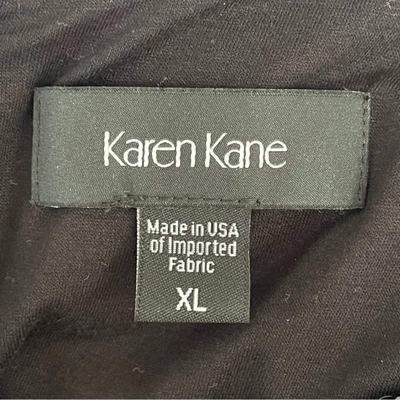 NWT Karen Kane Starlight Black Sequins Sheath Dress Long Sleeve XL - Picture 10 of 16